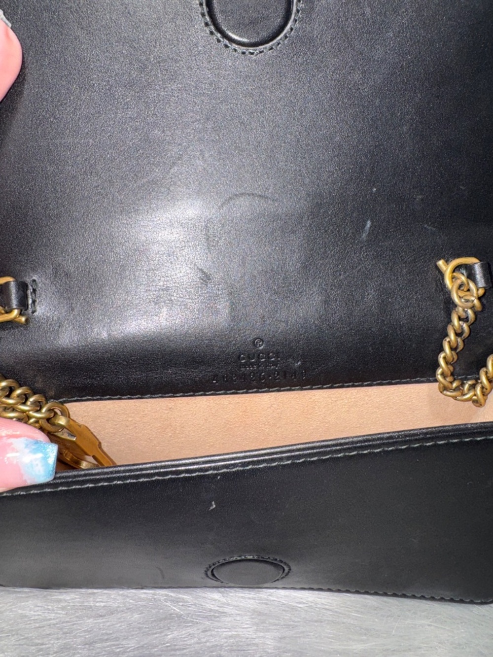 Gucci GG Marmont Animal stud Mini Purse~EUC - Picture 10 of 12